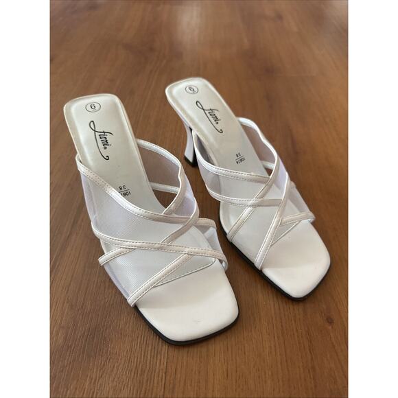 FIONI Clothing Shoes - Vintage Fioni Bridal Heel Sandals
